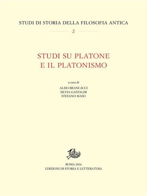 cover image of Studi su Platone e il platonismo